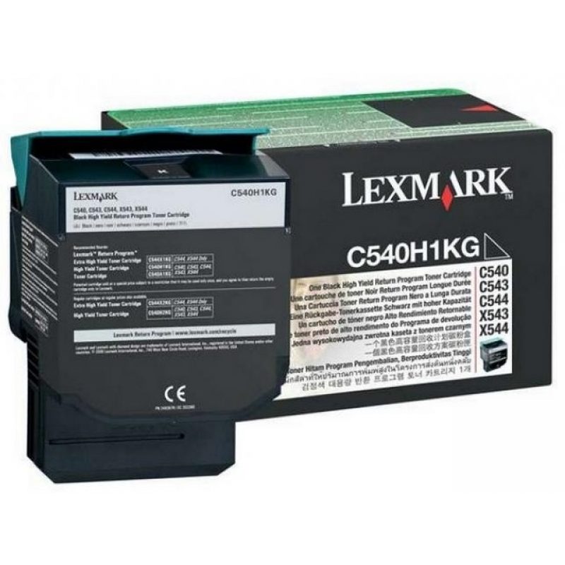 Toner Lexmark C540H1KG Black 2.5K Pgs (C540H1K)